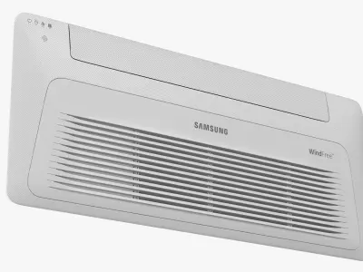 Samsung WindFree Cassette Air Conditioner White 3D model