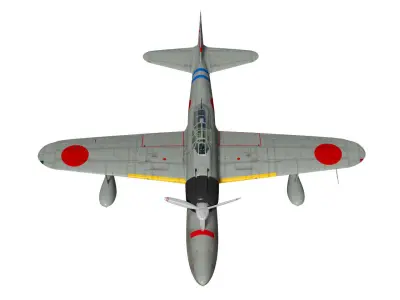 Nakajima A6M2-N Rufe 3D model