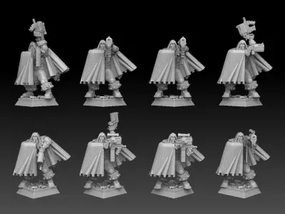 Adventurer With 100Plus Weapon Alternatives Royalty Free Version 3D print model