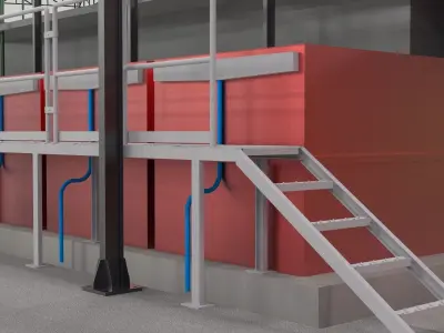 Production Facility 3D model