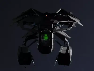 The Bat - Batman The Dark Knight Rises Low-poly 3D model