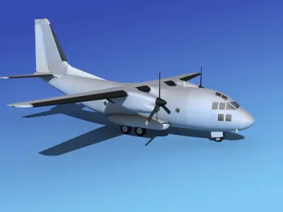 Alenia C-27A Spartan Bare Metal 3D model
