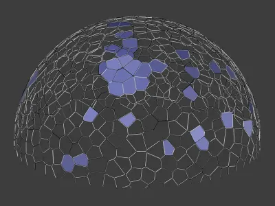 Voronoi Dome 3D model