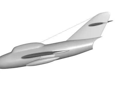 mig 15 3D model
