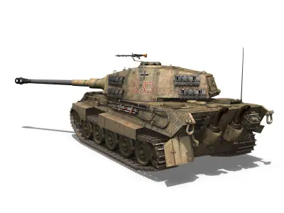 Panzerkampfwagen VI - Ausf B - Tiger II - 333 3D model