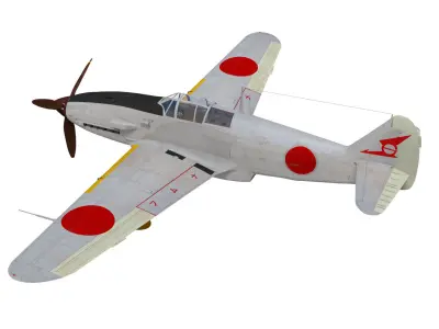 Kawasaki Ki61 hien TypeII kai early  tony 3D model