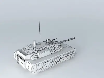 hill army tank Free 3D model