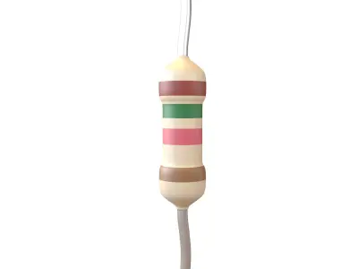 Resistors v1 001 Low-poly 3D model
