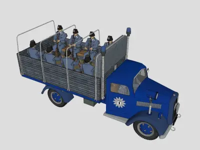 Berlin Police 3D model