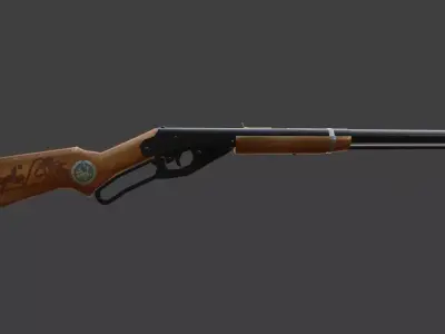 Red Ryder BB Gun Low-poly 3D model