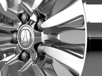 Acura RLX Sport rim 3D model