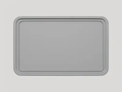 Basic Candy Tin Box - Geometry Only No Textures No Materials 3D model