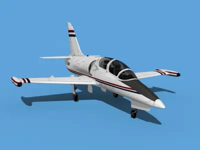 Aero Vodochody L-39C Albatross V22 3D model
