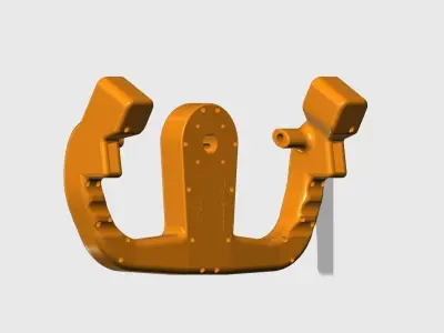 Editable Boeing 737 Yoke for flight simulator 3D print model