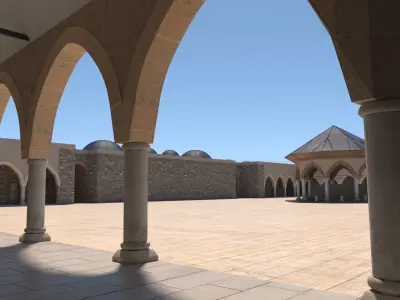 Medieval inn 3D model