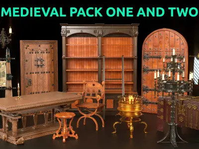 medieval pack 3D model