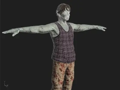 Zombie 3D model buy