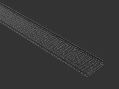 Cable Tray 225mm x 3000mm TYPE1 3D model