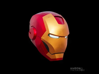 Mk 7 Helmet Low-poly 3D model