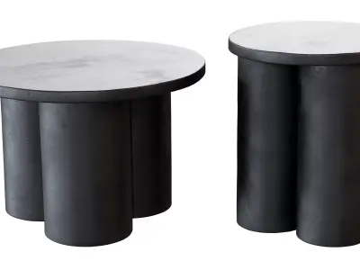 Big Foot Cafe Table Free 3D model