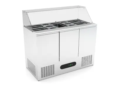 Pizza Prep Table 2 3D model