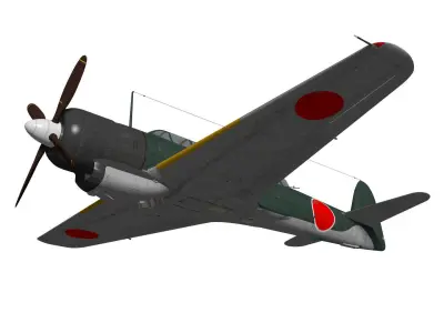 Nakajima C6N Saiun Kai MYRT 3D model