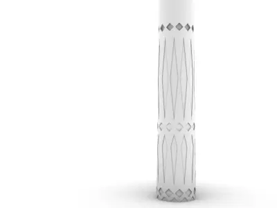 Minaret street lamp 3D model