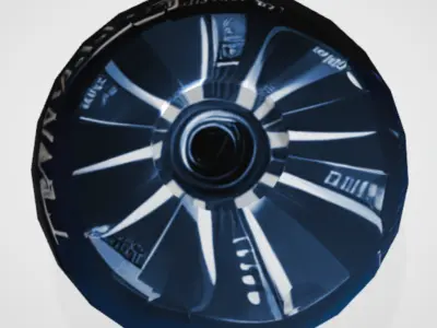 Flying Saucer UFO Ovni Spaceship Low-poly 3D model