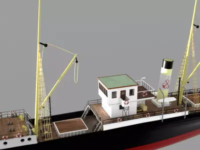 Bandirma Gemisi 3D Ship 3D model