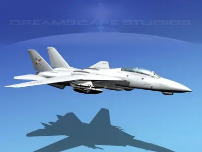 Grumman F-14D Tomcat T05a VF103 3D model