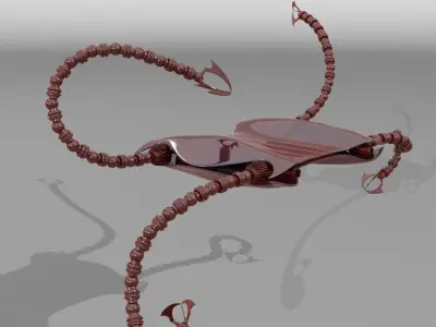 MECHANICAL CRAB Free low-poly 3D model