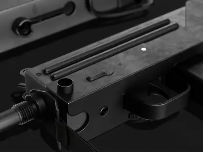 mac 10 Free low-poly 3D model