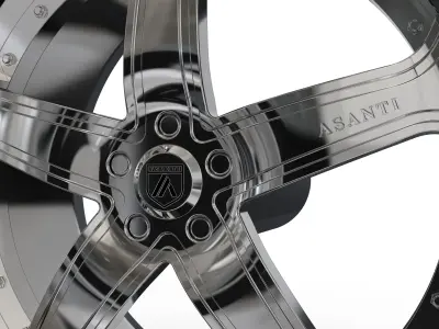 ASANTI AF165 WHEEL 3D MODEL 3D model