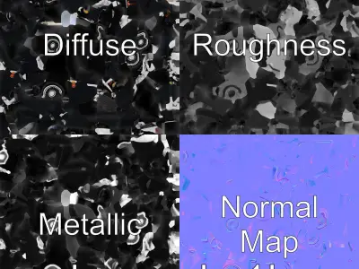 Classic Black Morgan Car with Shiny Finish Low-poly 3D model