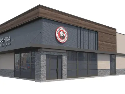 Retail-033 Panda Express 3D model