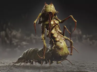 Skarnid Low-poly 3D model