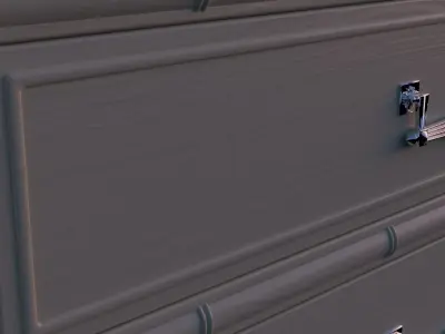 Art Deco Dresser Free 3D model