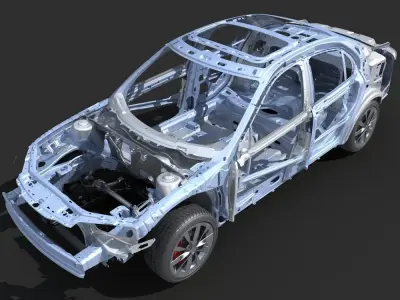 Car Frame 03 3D model