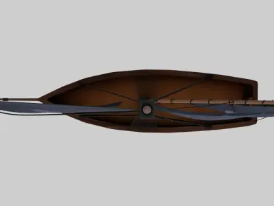 Super Boat Low-poly 3D model