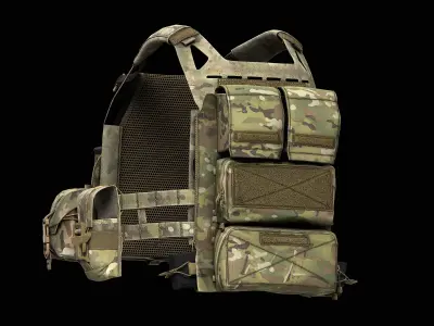 Crye Precision AirLite SPC V3 Low-poly 3D model