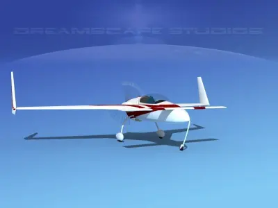 Rutan VariEze V06 3D model
