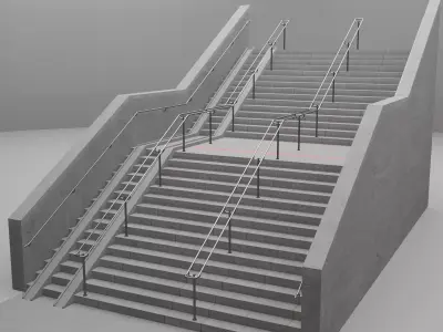 Stairs V2 3D model