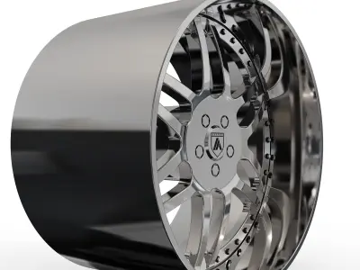 ASANTI AF116 WHEEL 3D MODEL 3D model