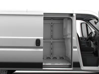 Citroen Jumper Van L2H1 HQ Interior 2023 3D model