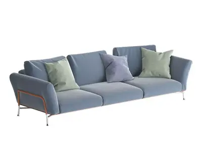 Sofa Ambroeus by Antonio Citterio Free 3D model