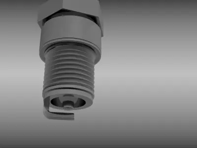 Spark plug 3D model