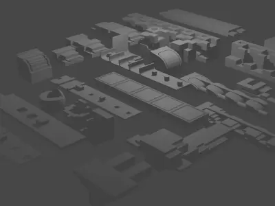 Greebles Pack - 25 itens 3D model