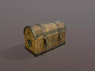 Chest  Free low-poly 3D model