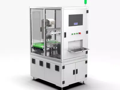 Automatic Scanning Code Labeling Machine 3D model