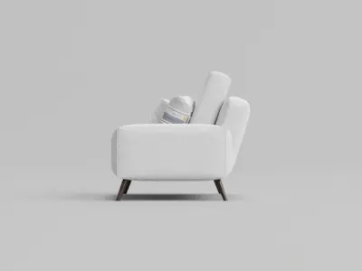 Scandinavian 3-seater sofa Free 3D model